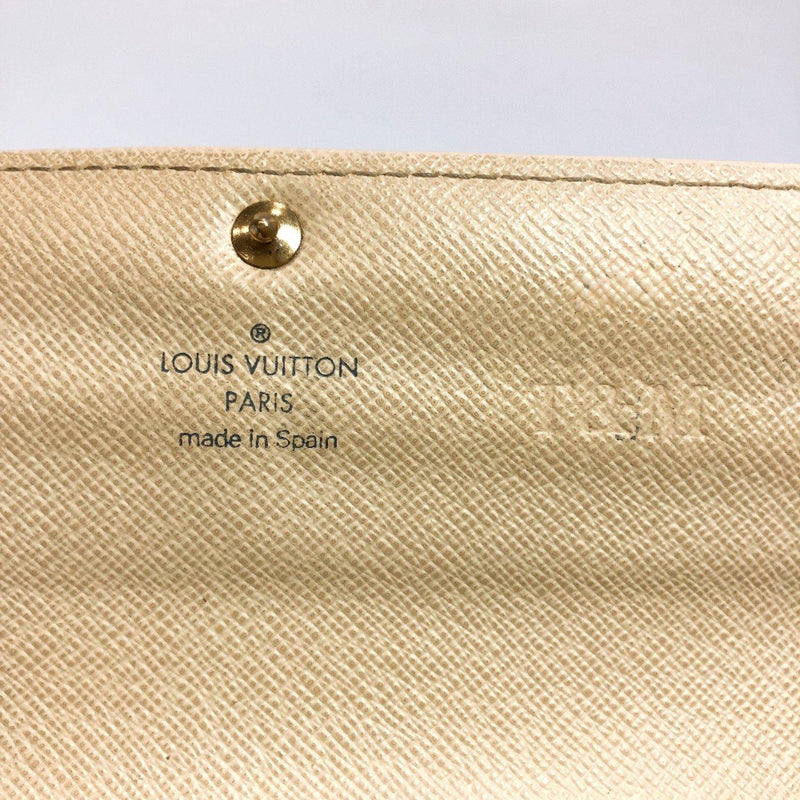 LOUIS VUITTON purse N61735 Portefeiulle Sarah Damier Azur Canvas white unisex Used - JP-BRANDS.com