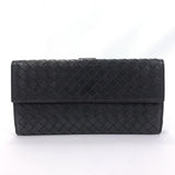BOTTEGAVENETA purse Intrecciato Double Sided leather black mens Used - JP-BRANDS.com