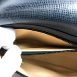 HUNTING WORLD Shoulder Bag vintage leather Navy gold Women Used - JP-BRANDS.com