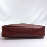 CARTIER Shoulder Bag Must Line vintage leather wine-red Women Used - JP-BRANDS.com