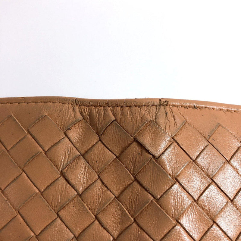 BOTTEGAVENETA purse Intrecciato leather beige Women Used - JP-BRANDS.com