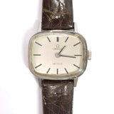OMEGA Watches 625 De Ville Hand Winding Vintage metal/leather Silver Brown Women Used - JP-BRANDS.com