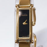 GUCCI Watches 1500 Bangle watch Quartz metal gold black Women Used - JP-BRANDS.com