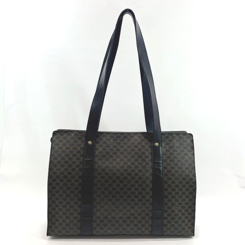 Céline Vintage - Macadam Tote Bag - Black - PVC Handbag - Luxury