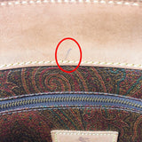 ETRO Handbag Mini Boston PVC Brown Women Used - JP-BRANDS.com