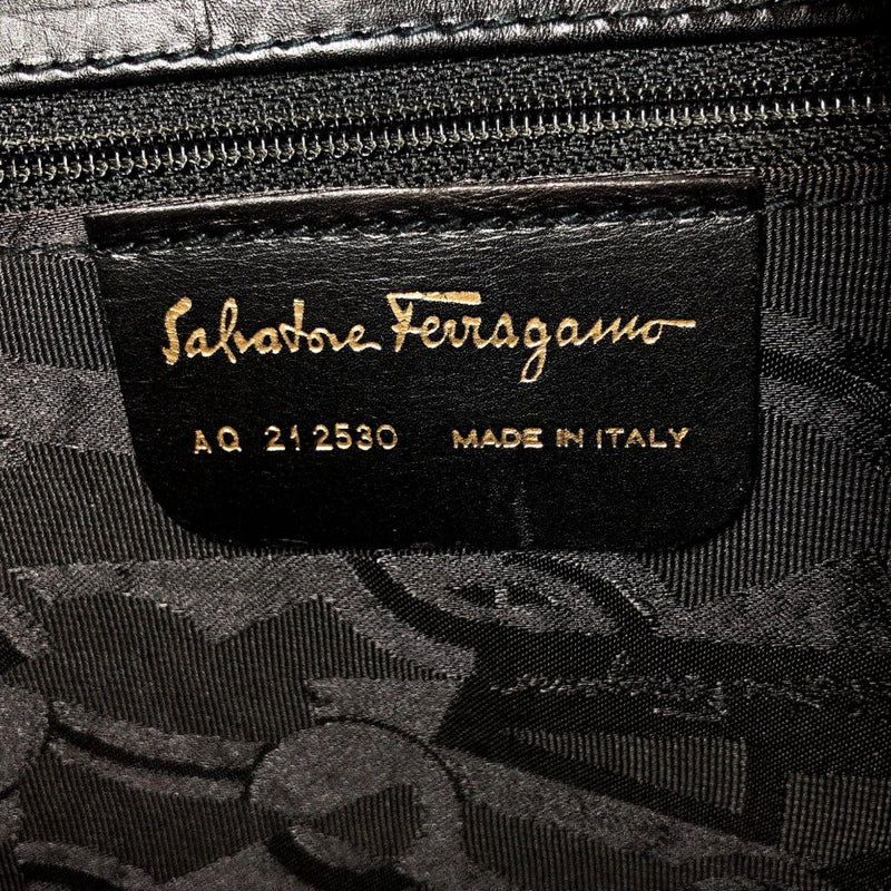 Salvatore Ferragamo Tote Bag AQ21 2530 Vala leather black Women Used - JP-BRANDS.com