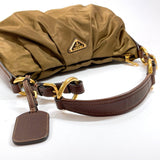 PRADA Shoulder Bag BR3795 one belt Nylon khaki Women Used - JP-BRANDS.com