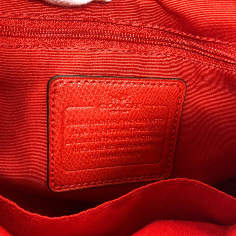 COACH Handbag F38160 Mini Boston PVC Red Women Used - JP-BRANDS.com