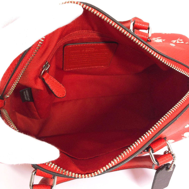 COACH Handbag F38160 Mini Boston PVC Red Women Used - JP-BRANDS.com