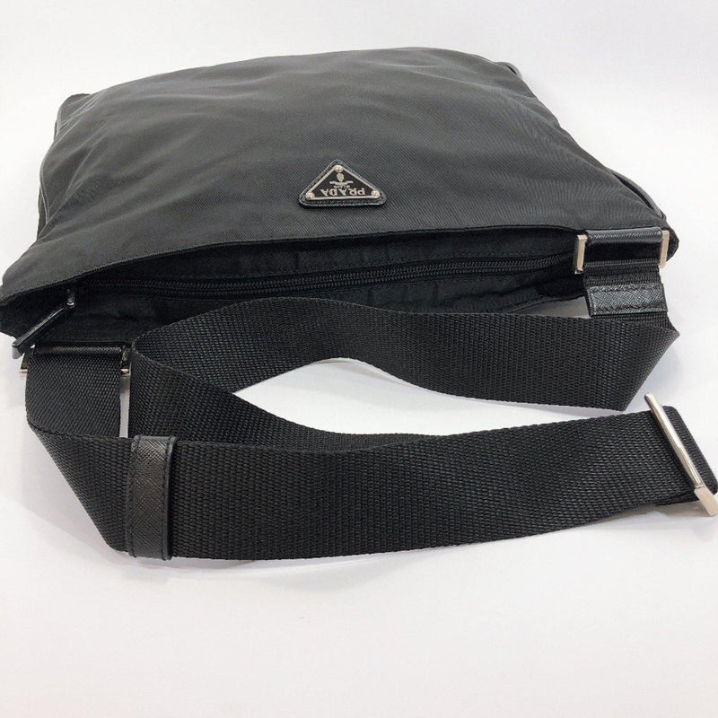 PRADA Shoulder Bag Nylon black unisex Used - JP-BRANDS.com