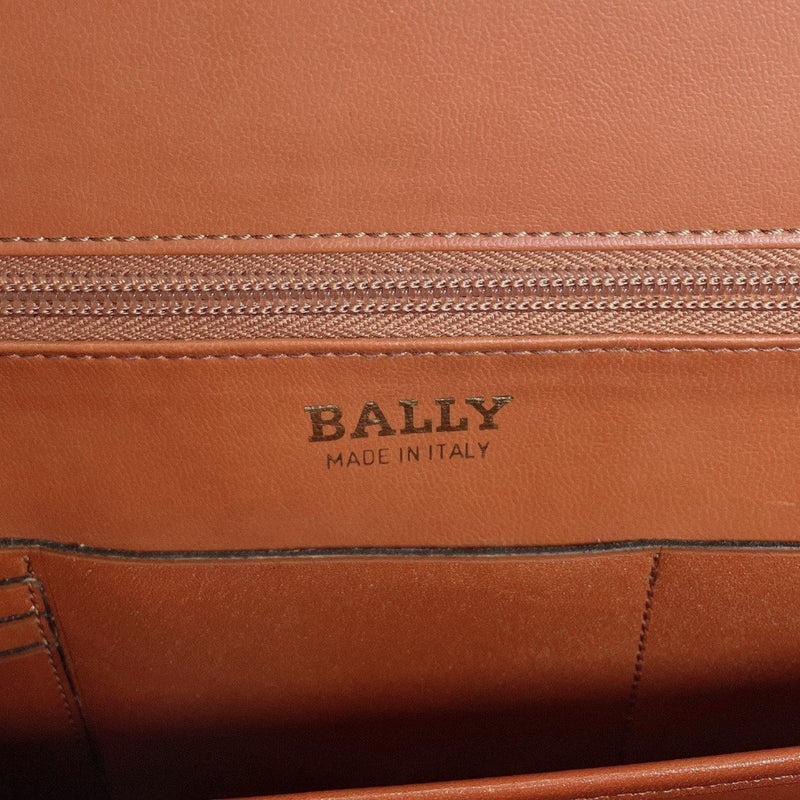 BALLY Red Ostrich Leather Shoulder Bag. Made In Italy, Vintage