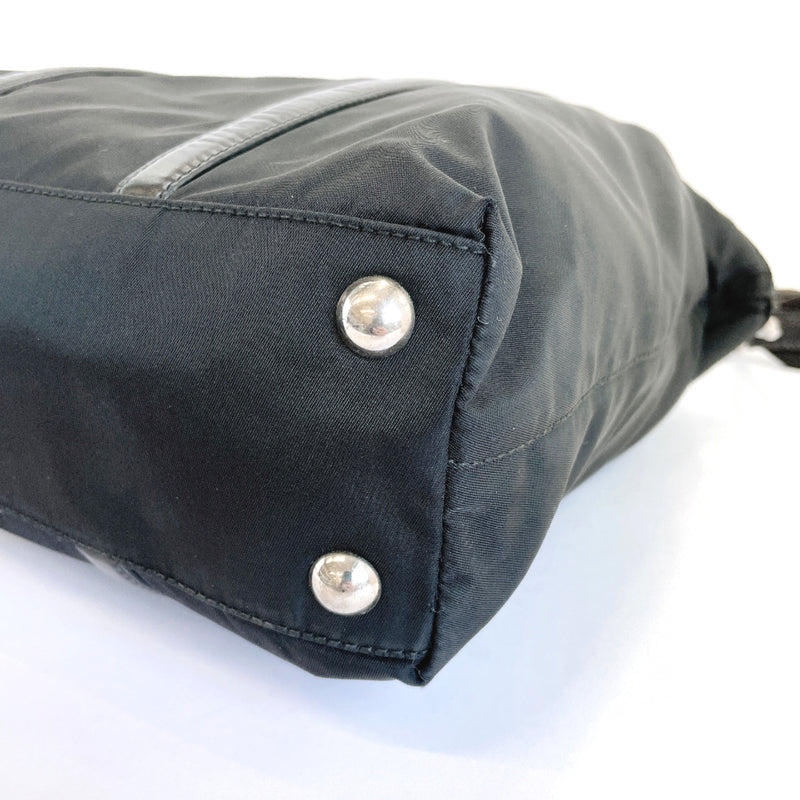 PRADA Handbag Nylon black Women Used