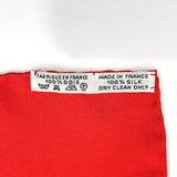 HERMES scarf Carre 90 As the silk thread goes Au FIL de la SOIE silk Red Women Used - JP-BRANDS.com