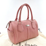 COLE HAAN Handbag Mini Boston leather pink Women Used - JP-BRANDS.com