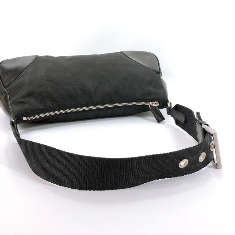 PRADA Shoulder Bag BR0449 one belt Nylon/leather black Women Used