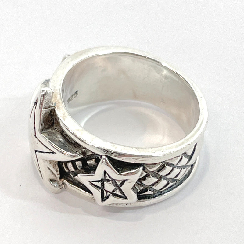 ROYAL ORDER Ring Triple star Silver925 14 Silver unisex Used
