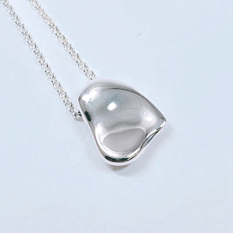 TIFFANY&Co. Necklace Bean Heart Elsa Peretti Silver925 Silver Women Used