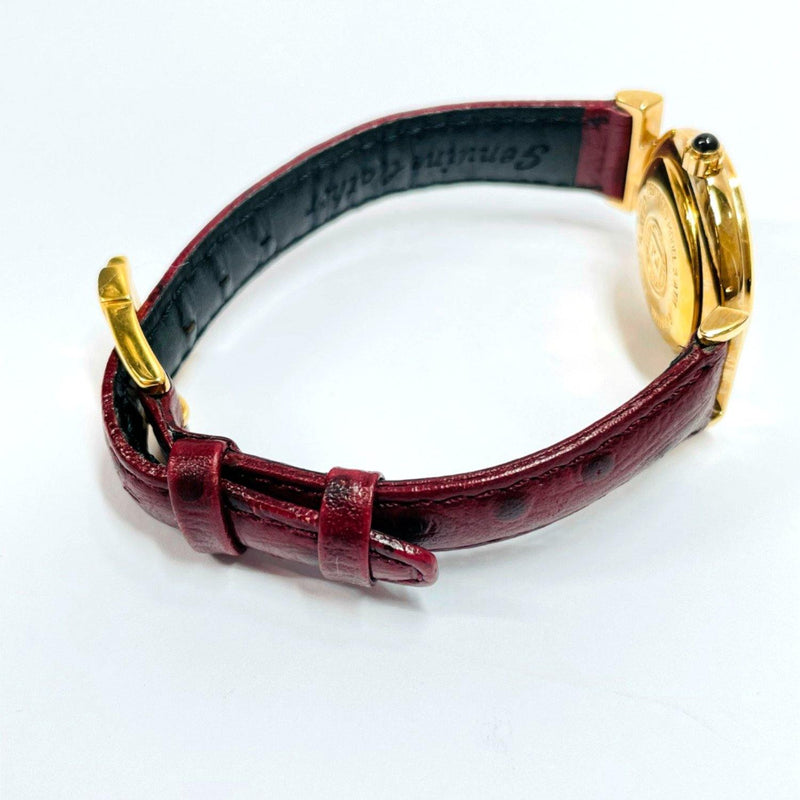 FENDI Watches 320L Orology Quartz shell Stainless Steel gold Bordeaux Women Used - JP-BRANDS.com