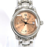 FENDI Watches 210L Orology Quartz Stainless Steel Silver Women Used - JP-BRANDS.com