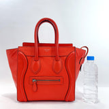 CELINE Handbag Luggage shopper micro leather Red Women Used - JP-BRANDS.com