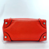 CELINE Handbag Luggage shopper micro leather Red Women Used - JP-BRANDS.com