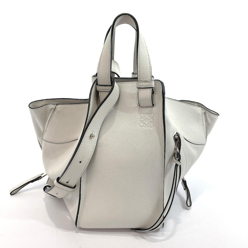 LOEWE Handbag Hammock Small 2way leather white Women Used –
