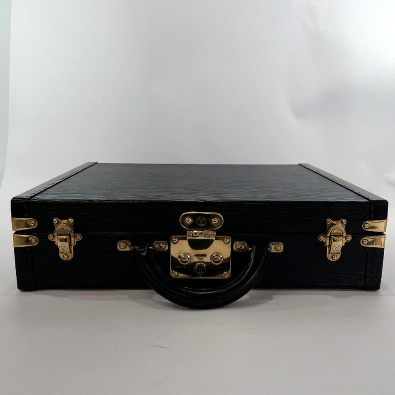 LOUIS VUITTON Business bag M54212 President Attache case Epi Leather/Gold Hardware Black mens Used - JP-BRANDS.com