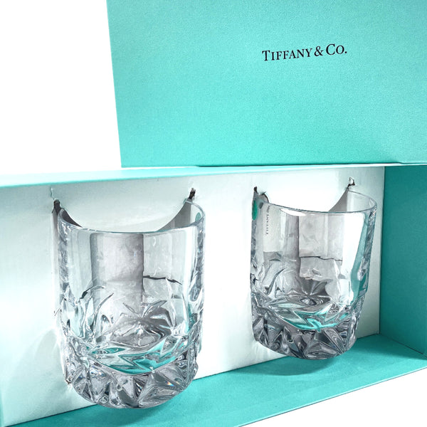 TIFFANY&Co. Tableware Rock glass clear Glass clear unisex New