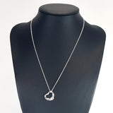 TIFFANY&Co. Necklace Open heart diamond Silver925/diamond Silver Women Used