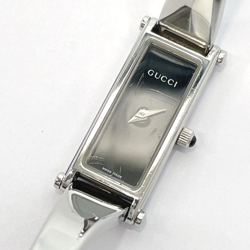 GUCCI Watches 1500L quartz Stainless Steel Silver black Women Used - JP-BRANDS.com