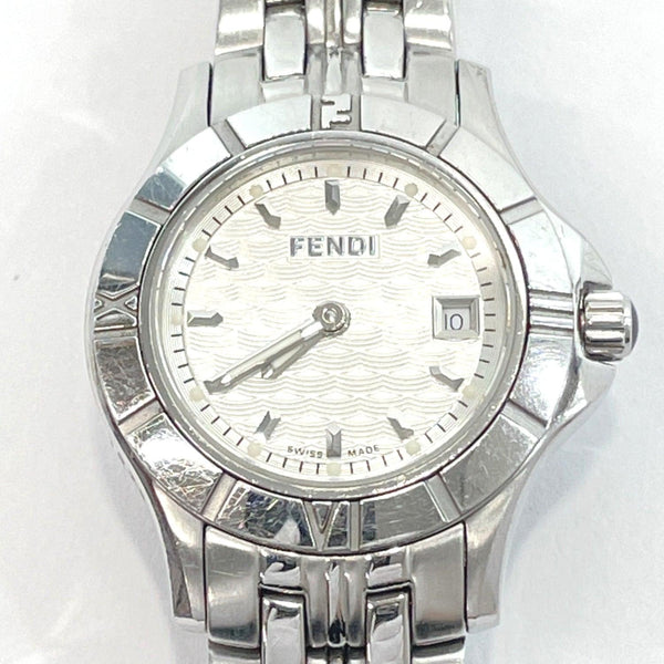 FENDI Watches 2600L quartz Stainless Steel Silver Women Used 