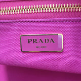 PRADA Tote Bag Canapa canvas pink Women Used