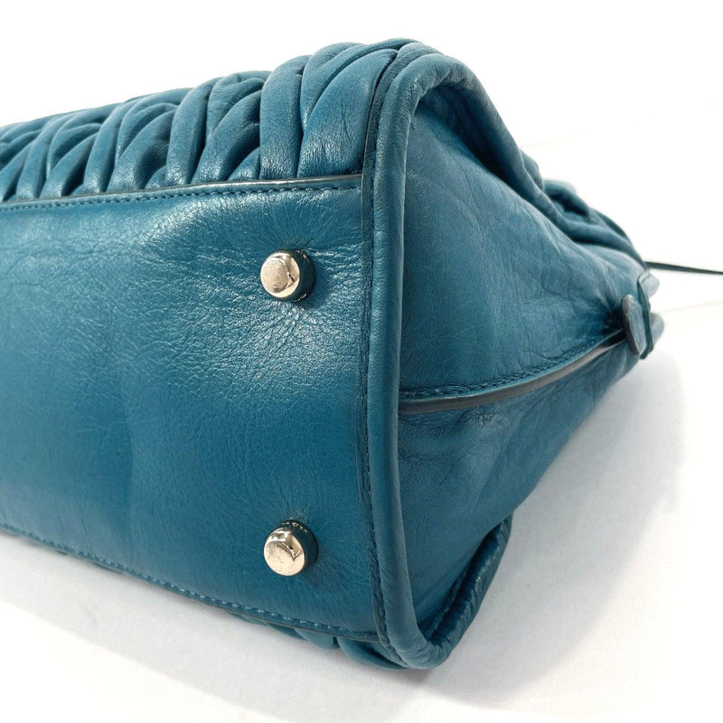 COACH Handbag 33550 leather blue Women Used - JP-BRANDS.com