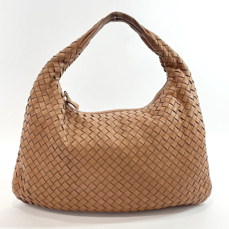 BOTTEGAVENETA Shoulder Bag Intrecciato leather Brown Women Used - JP-BRANDS.com