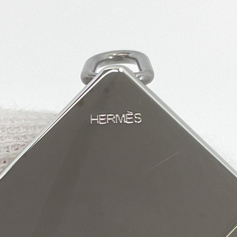 HERMES choker Pair choker Symbol smile leather/metal Silver unisex New - JP-BRANDS.com