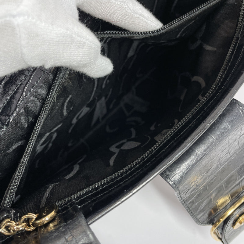 Salvatore Ferragamo Tote Bag AF218254 Vara embossing leather black Gold Hardware Women Used