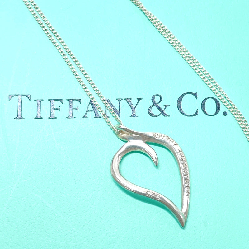 TIFFANY&Co. Necklace 1987 leaf Silver925 Silver Women Used
