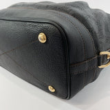LOUIS VUITTON Handbag M93983 Stella PM 2way Monogram Mahina black Gold Hardware Women Used - JP-BRANDS.com
