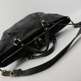 LOUIS VUITTON Handbag M93983 Stella PM 2way Monogram Mahina black Gold Hardware Women Used - JP-BRANDS.com