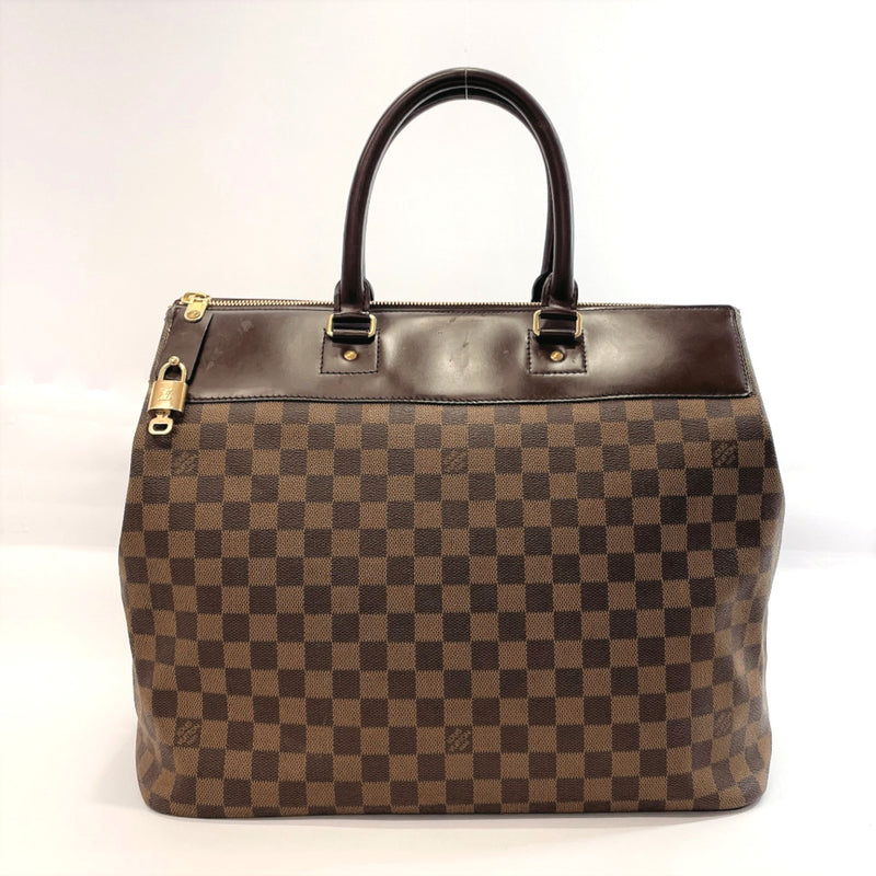 Louis Vuitton Tote in brown checkered canvas and brown leather at