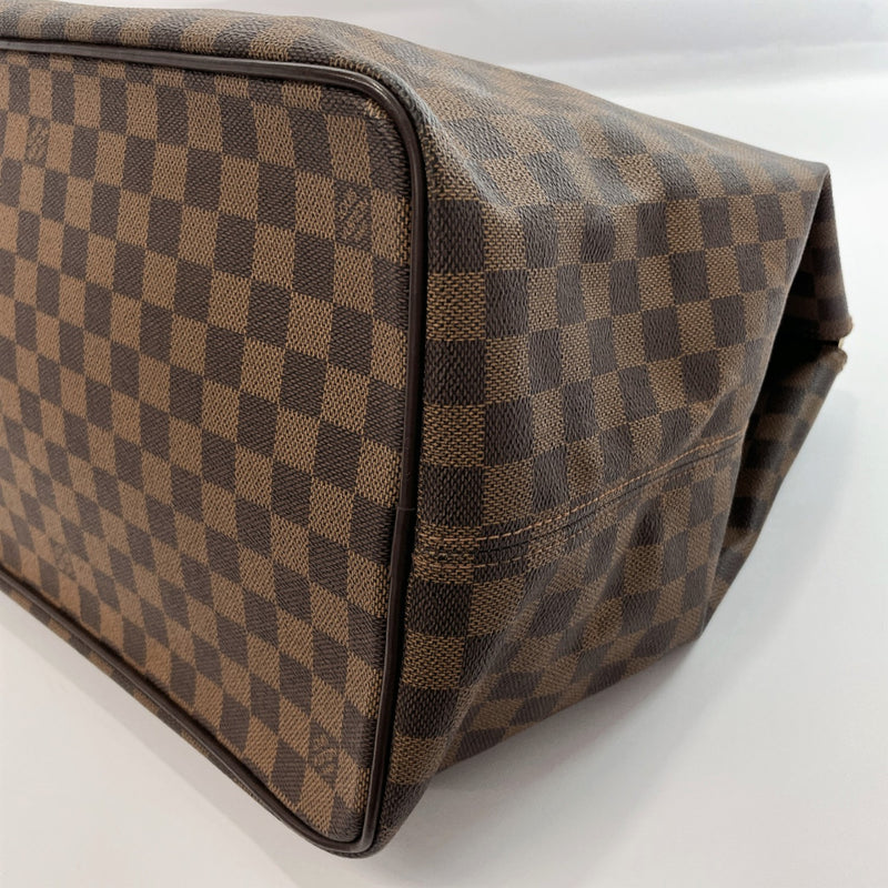 Greenwich tote cloth weekend bag Louis Vuitton Brown in Fabric