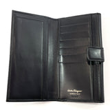 Salvatore Ferragamo purse vintage leather/Gold Hardware black gold Women Used