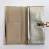 Salvatore Ferragamo purse Gancini leather gold Women Used