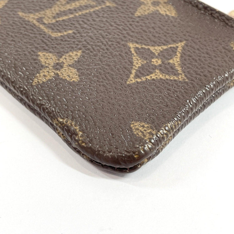Louis Vuitton Coin Purse Key Case Pochette Cle Monogram Brown
