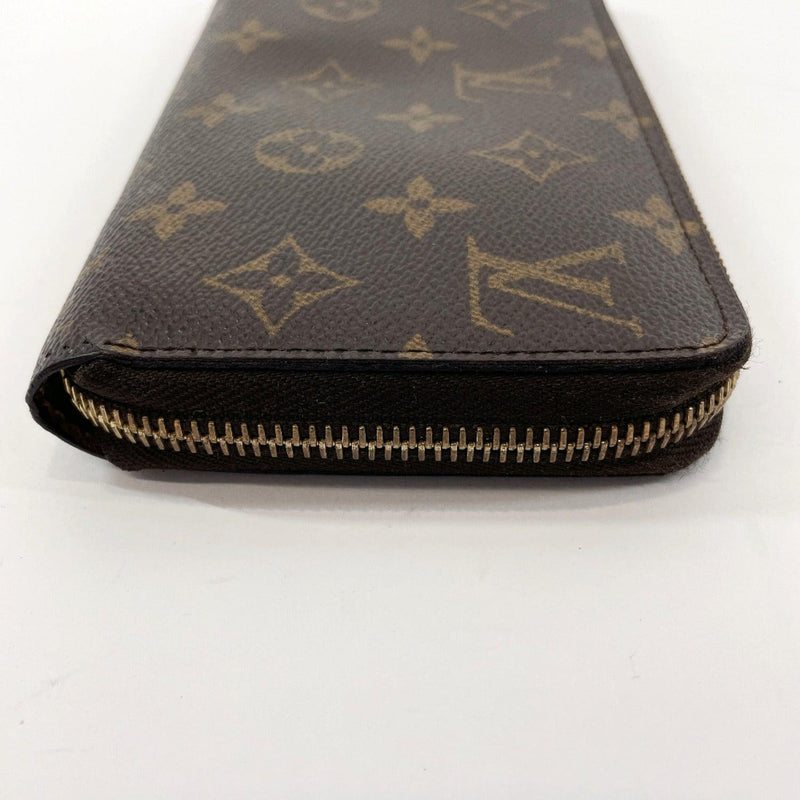 Louis Vuitton M60017 Monogram Leather Zippy Long Wallet Used