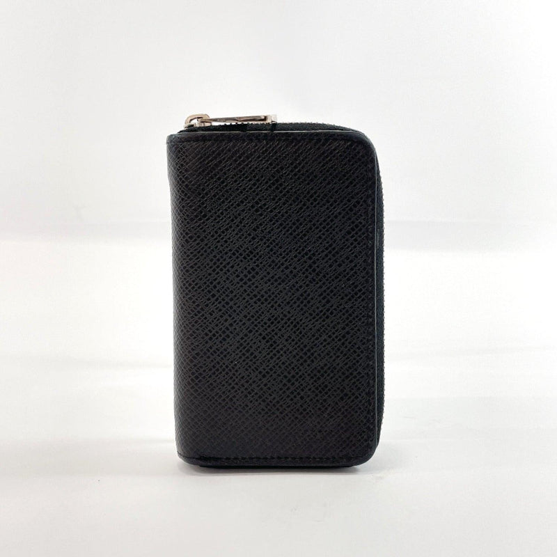 LOUIS VUITTON coin purse M32832 zip around purse Taiga black unisex Used - JP-BRANDS.com