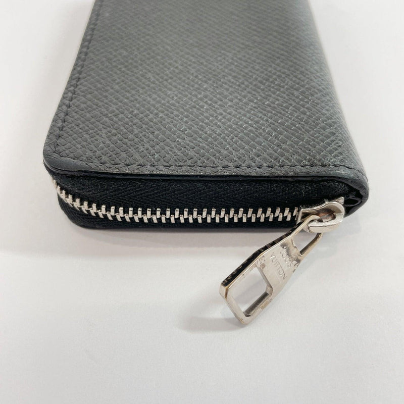LOUIS VUITTON coin purse M32832 zip around purse Taiga black unisex Used - JP-BRANDS.com