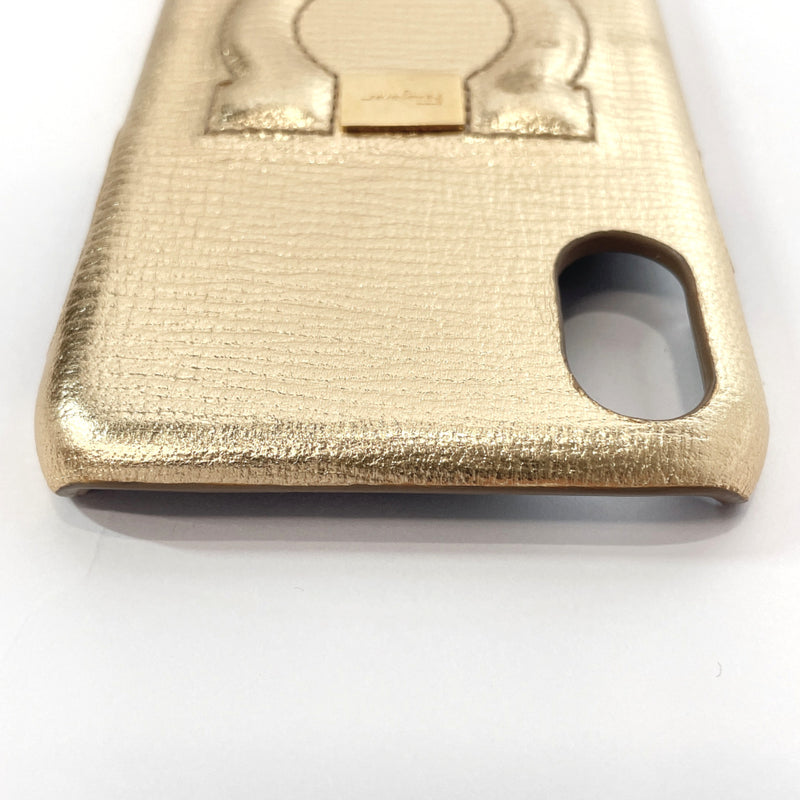 Salvatore Ferragamo Other accessories iPhone Xs / X case Gancini Synthetic resin gold unisex Used