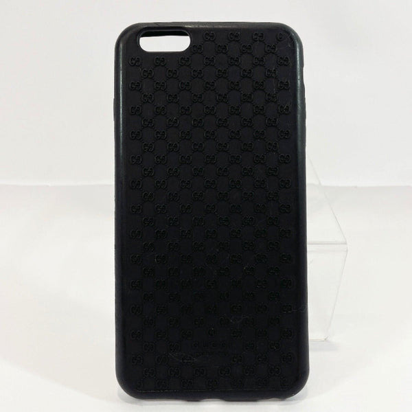 GUCCI Other accessories iPhone 8Plus / 7Plus case Micro GG rubber black unisex Used - JP-BRANDS.com