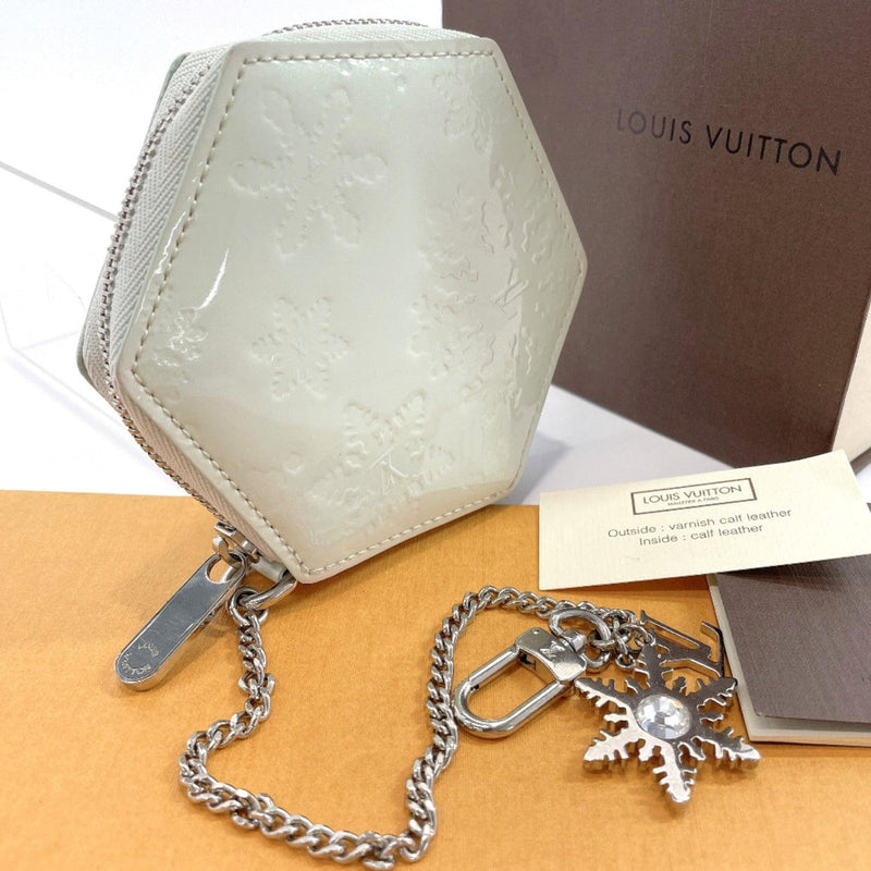 Louis Vuitton Portonet Plat Coin Purse Monogram Multicolor White M92657  #AG588